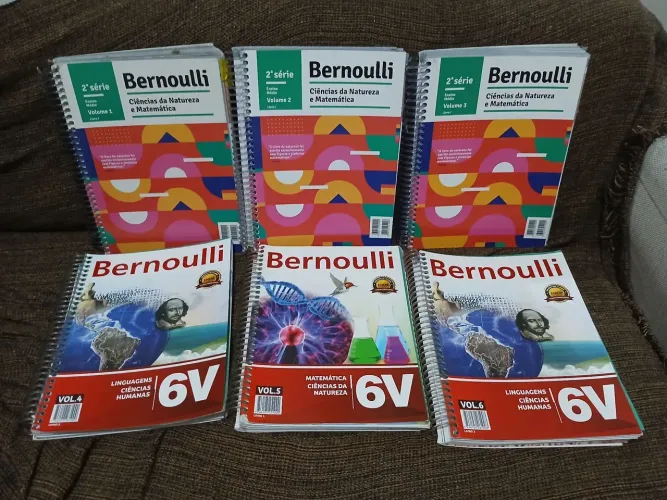 Kit 6 Apostilas Bernoulli