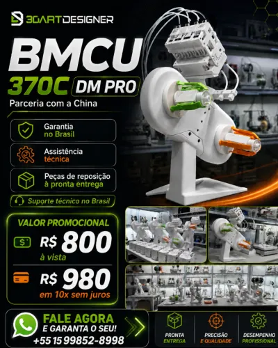 BMCU 370C DM PRO para Bambu Lab A1 / A1 Mini - Pronta Entrega