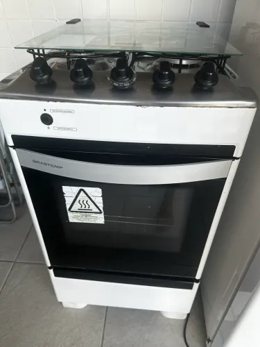 Fogão Brastemp 4 Bocas Branco Automático - Ótimo Estado - R$ 700