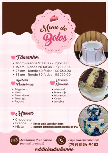 BOLOS PERSONALIZADOS