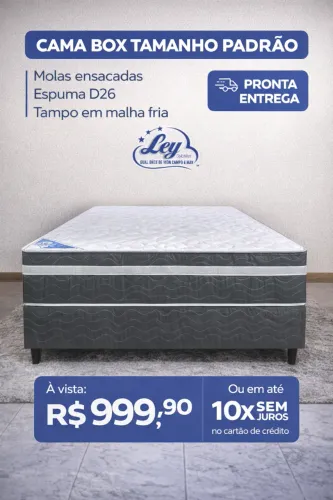CAMA CASAL 10X SEM JUROS
