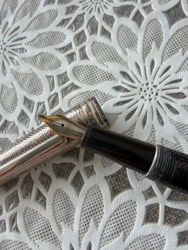 Caneta Montblanc Meisterstück Tinteiro - Solitaire Doue Barley