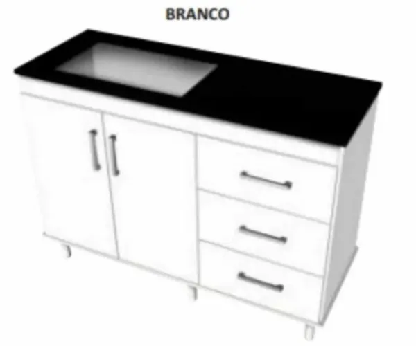 Balcão Atlântico 120 P Cooktop 5 Bocas