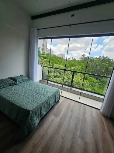 Lado Metro Vila Sônia apto 35mts 1 suite com armários, mobiliado R$ 2.000,00