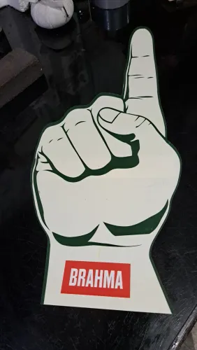 Colecionadores de objetos da brahma - antiga mão da número um