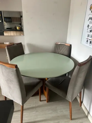 Mesa 4 cadeiras MDF