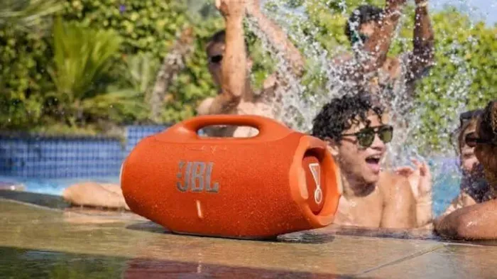Boombox 4 Laranja Caixa de Som Original JBL