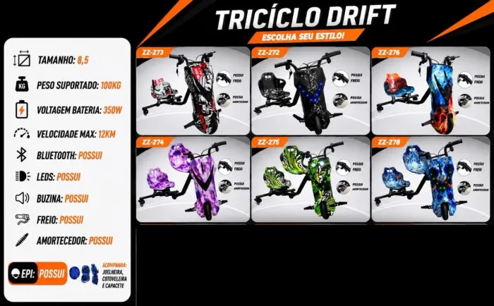 TRICICLO DRIFT 350W