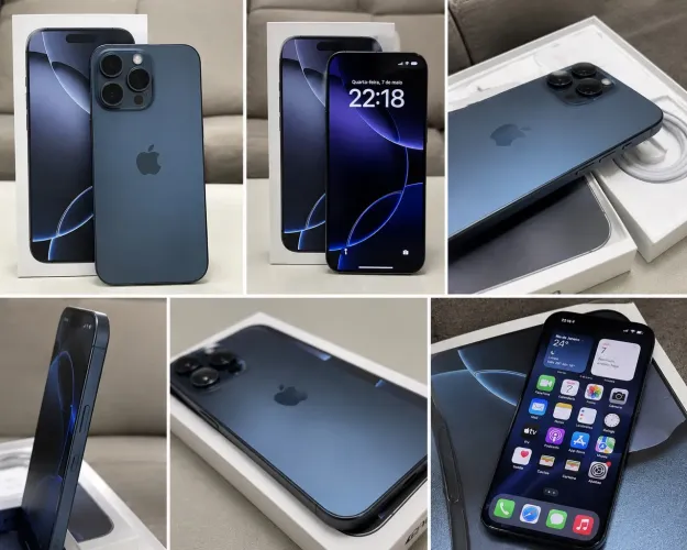 VENDO IPHONE 16 PRO MAX PREÇO PRA VENDER RÁPIDO 90% DE SAÚDE, NOTA E CAIXA