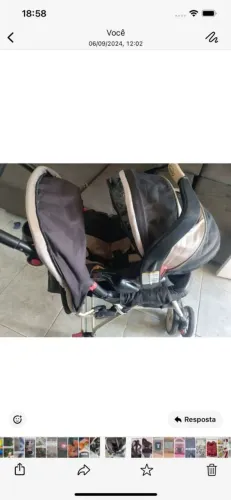 Carinho bebe 250reais com bebê conforto
