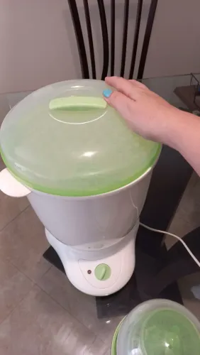 Aquecedor de papinhas/mamadeira 5 em 1
