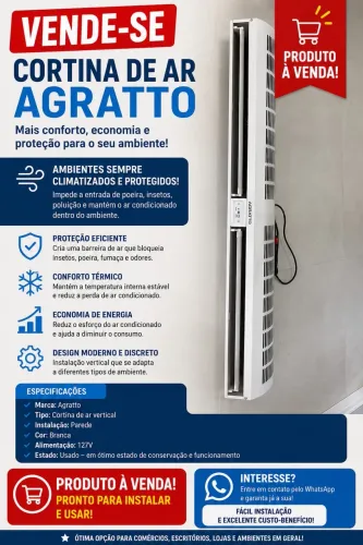 Cortina de Ar Agratto