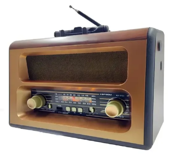 Radio Amplificado completo Bluetooth pendreve am FM recarregável 