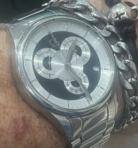 Calvin Klein Basic Chronograph K2A27185 WR50m Swiss Made