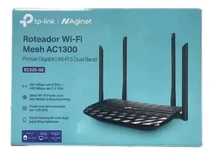 Roteador wifi EC225g5 tp link apenas 300.00 produto novo com garantia