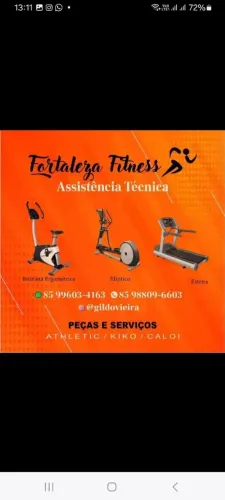 Assistência técnica em aparelhos fitness 