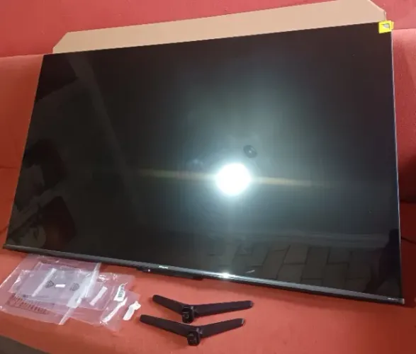 SMARTV 55 POLEGADAS (UHD 4K) HISENSE! NOVA (para retirada). TROCO! PARCELO 12X