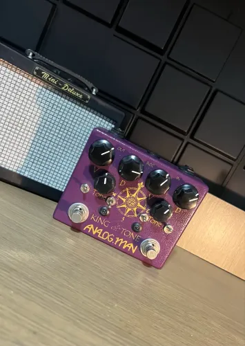 Pedal Dual Overdrive Lyrock Analog Man King Of Tones Ly Rock 