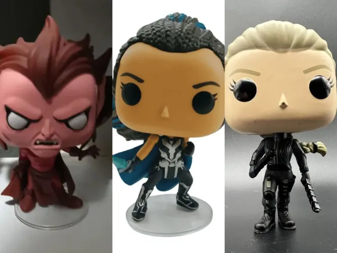 Funko pop Kit com 3 (anúncios individuais no perfil)
