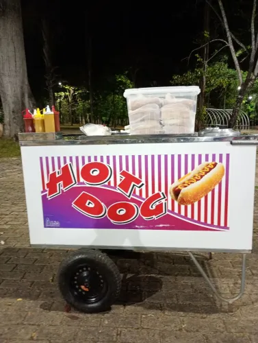 Carrinho de cachorro-quente 