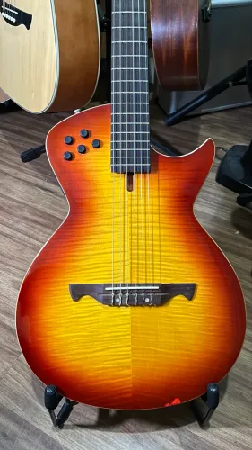 Violão Tagima Modena Nylon Cherry Burst Elétrico