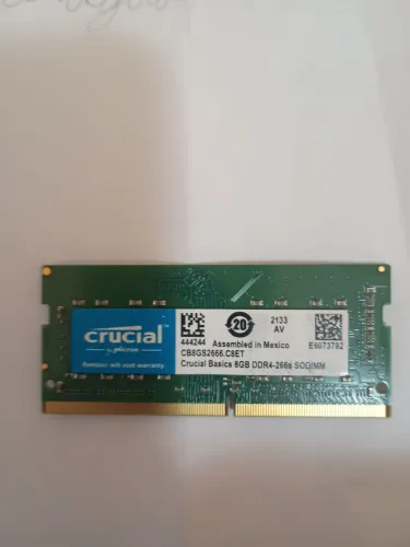 Memória Ddr4 08gb notebook Crucial