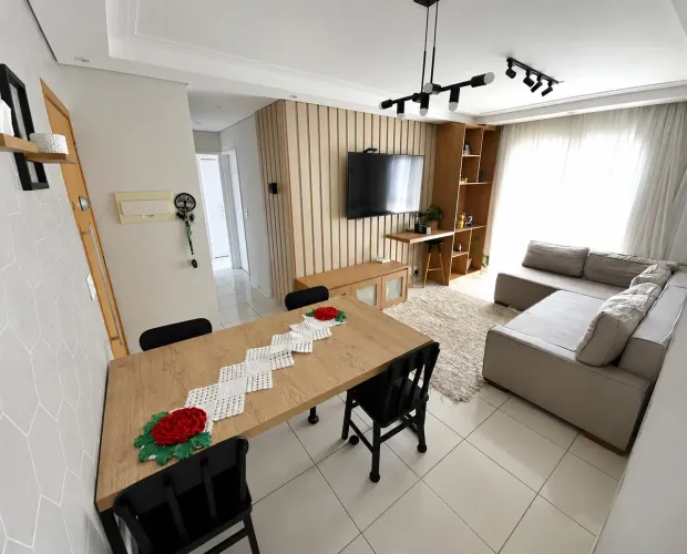 Apartamento | 70 m² | 2 Dormitórios (1 Suíte) | Condomínio Residencial Flor de Liz | Guaru