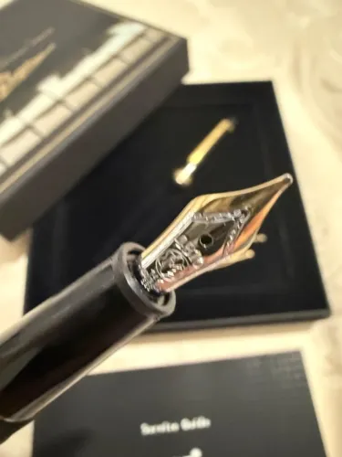 Autêntica caneta Mont Blanc Meisterstuck Hommage a Frederic Chopin