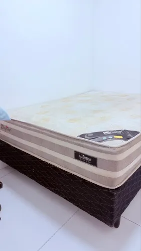Cama box casal colchão + box
