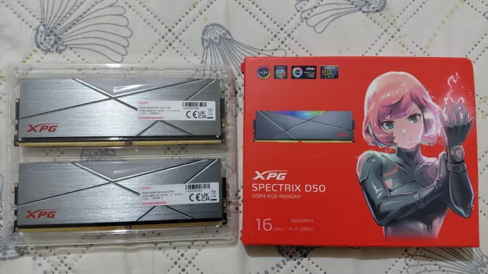 Memória Ram Ddr4 32gb(2x16) 3600MHz Spectrix Rgb 