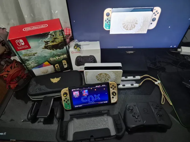 Nintendo Switch OLED edição Zelda 