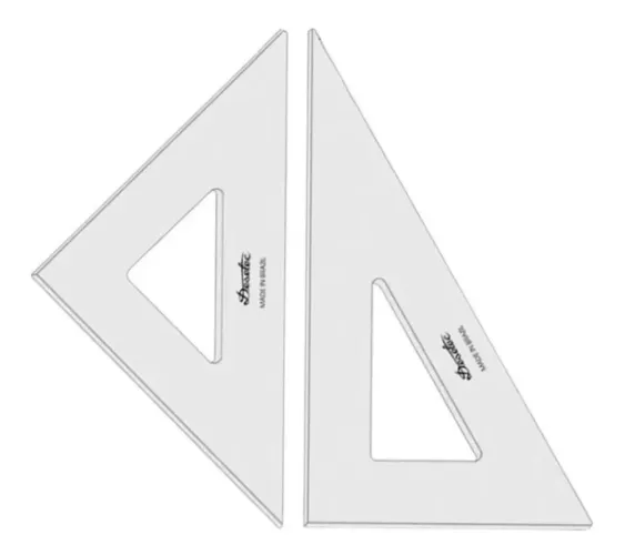 Par de Esquadros Desetec Trident s/ escala