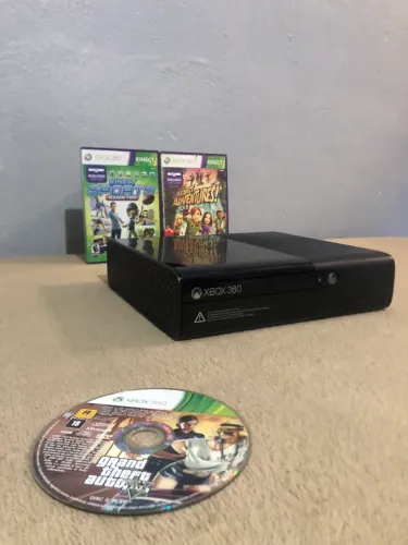 Console do Xbox 360 super + gta v - entrego