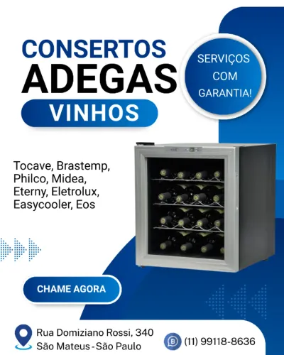 Conserto de Adegas Climatizadas para Vinnho
