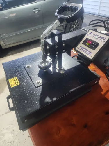 Prensa Térmica 38x38 Maqmei Profissional para Sublimação e DTF