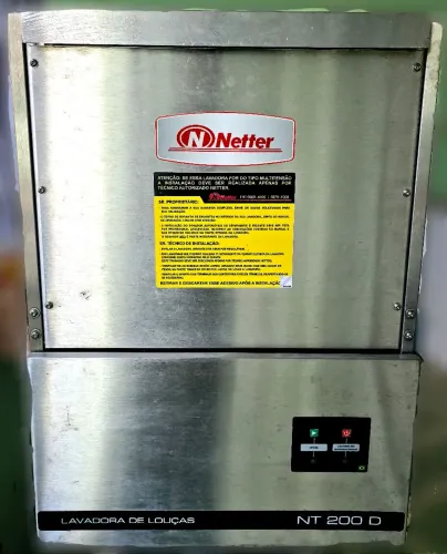 Netter NT 200 D - Lavadora Industrial de Louças, em Inox