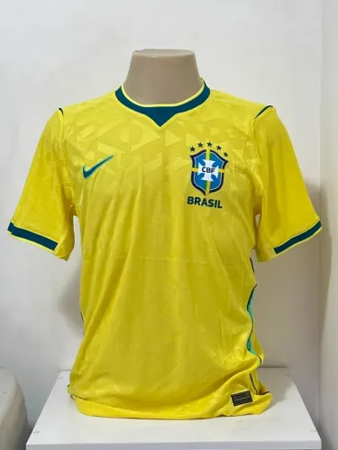 Camisa Seleção Brasileira, Modelo Jogador, Nova, Modelo Tailandês, Tamanho G, veste M