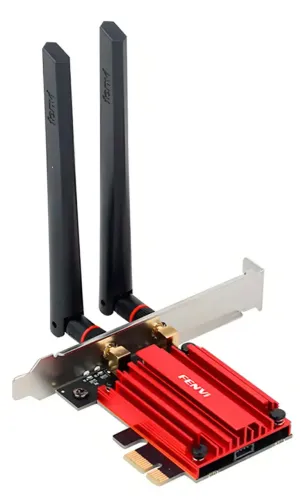 Placa Wifi Fenvi 1200mbps 2.4/5ghz Bluetooth para Windows 7, 10, 11 - NOVA