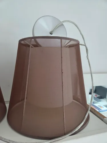 Luminária, R$ 200,00, cada um dos 2 pendentes 