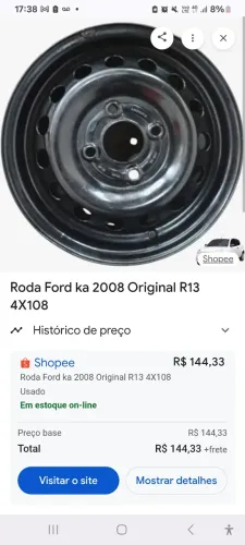 Vendo rodas 13 ford