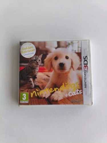 Nintendogs + Cats Original (Europeu) - Jogo Nintendo 3Ds 