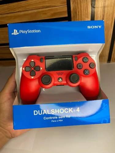 Controle Ps4 Sem Fio Vermelho an7