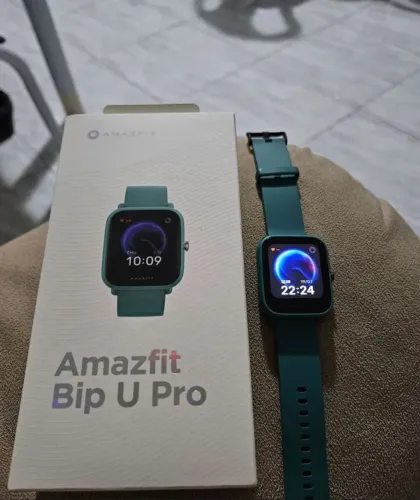 Relógio de corrida GPS Amazfit Bip u Pro 