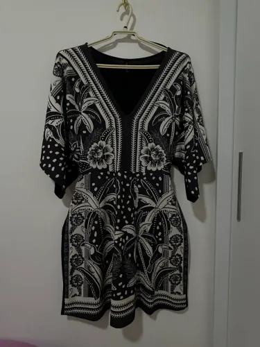 vestido estampado