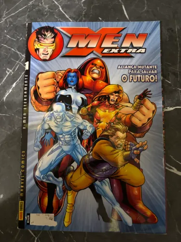 revista hq x men extra #1 panini x men eternamente 2002