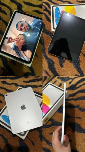 iPad 10 Th (10 geração) acompanha carregador original, caixa nunca foi aberto