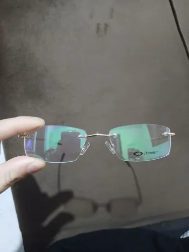 Óculos / Armação Oakley Titanium Rimless Dourado - Premium