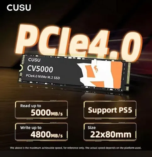 SSD Cusu NVMe PCIe4.0 256gb
