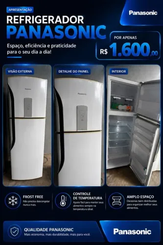 Geladeira Panasonic