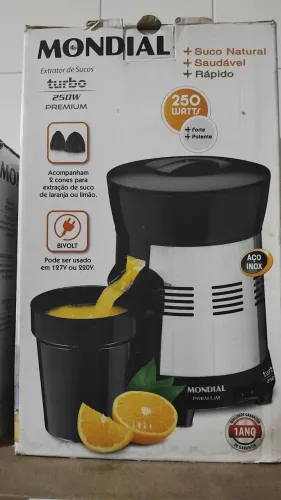 Máquina extratora de sucos laranja e limão